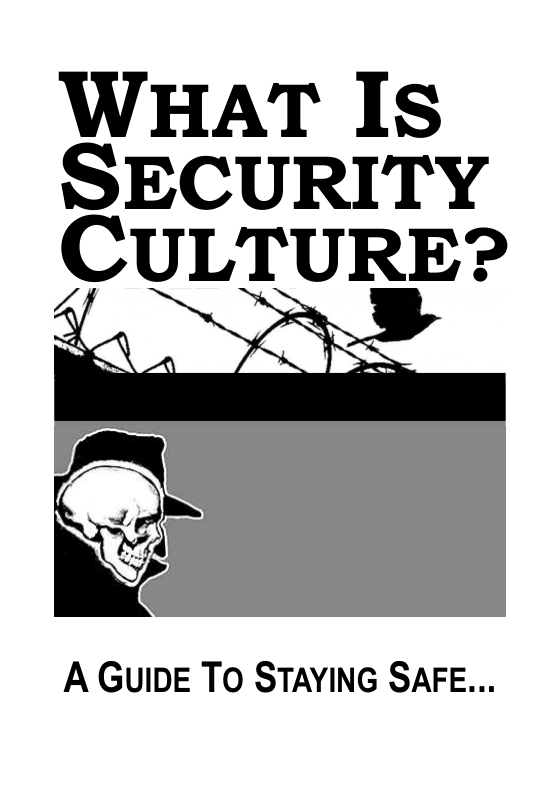 WHAT Is SECURITY CULTURE? A GUIDE TO STAYING SAFE...